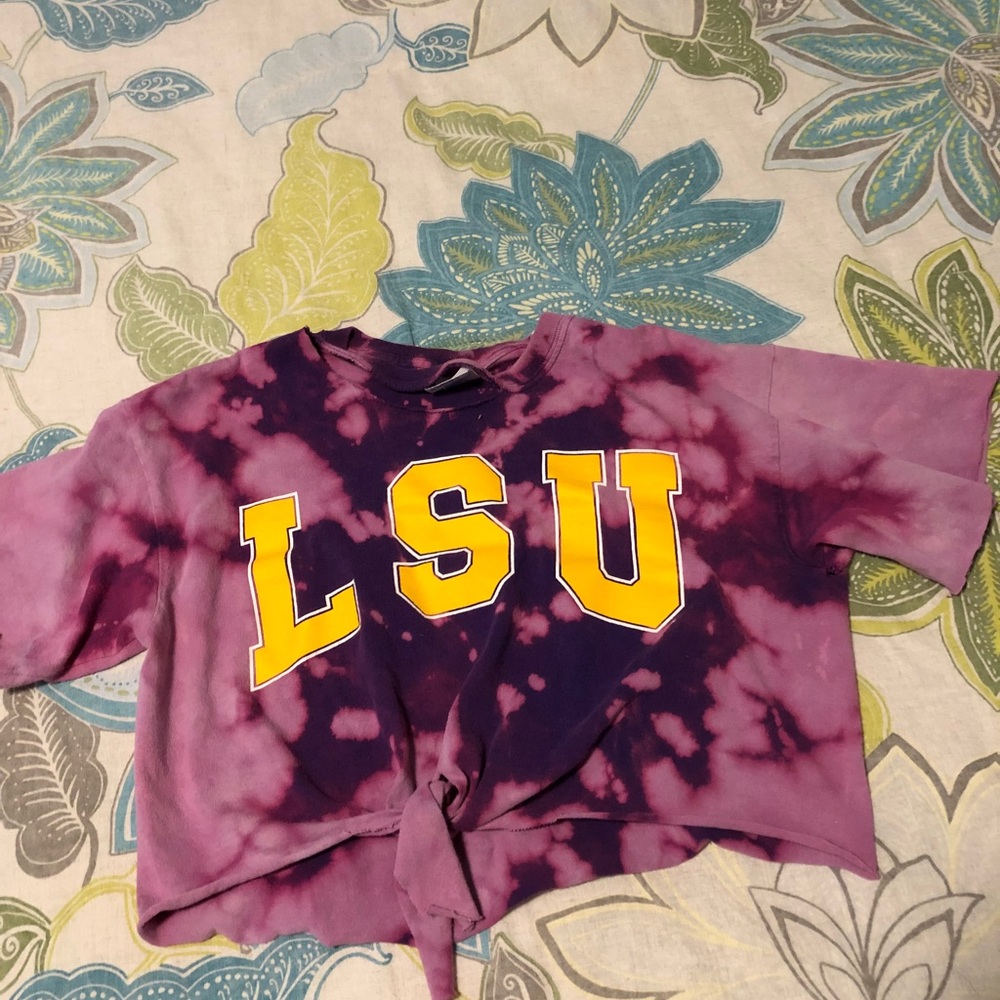 LSU crop top